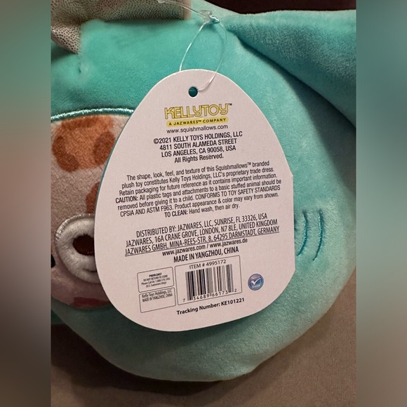 Kellytoy Lexie the Cheetah Stingray Squishmallow Costume Squad Plush Stuffed Toy - Picture 11 of 11